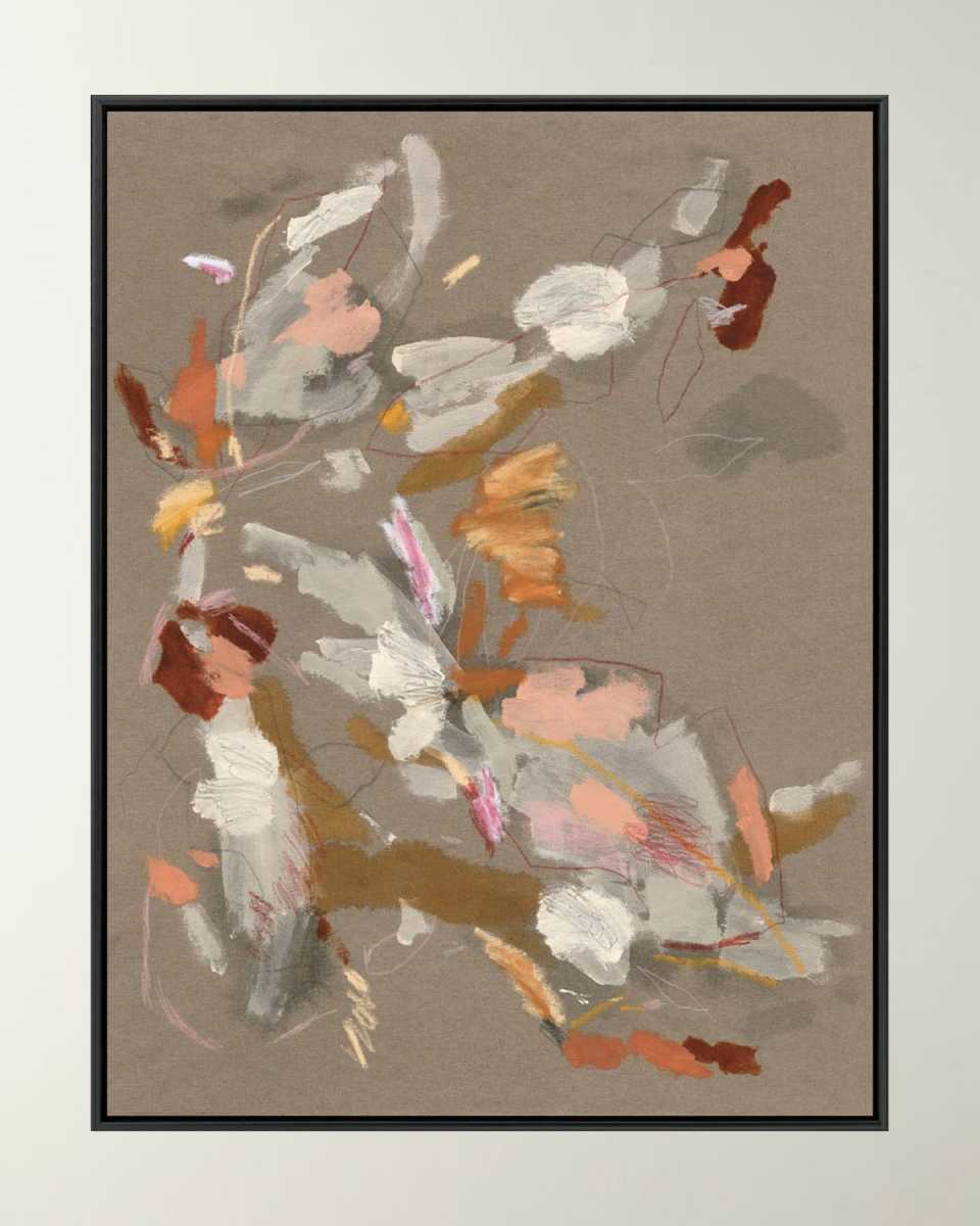 "Scatter" Framed Giclée on Canvas